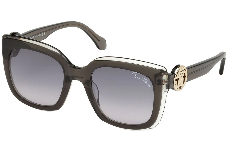 Gafas de sol de plástico gris humo Roberto Cavalli Grosseto RC1069 51-21-140 Foto 2 de 4