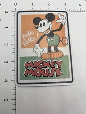 Disney Mickey Mouse and Friends Vinyl  Reusable Stickers Brand New 