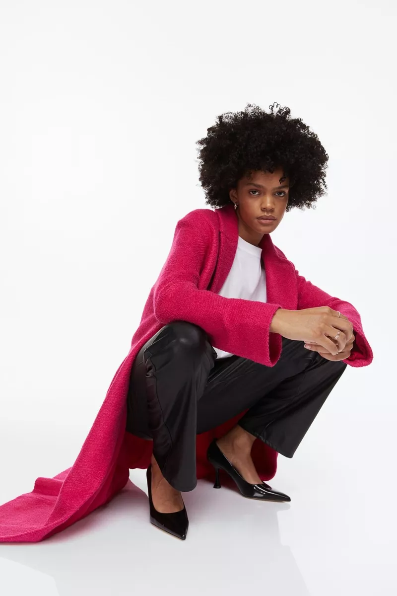 ONLY Bright Pink Long Sleeve Oversized Blazer