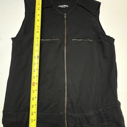 Pagliaccetto tuta Etienne Marcel nero senza maniche donna XS full zip tasche usato in ottime condizioni - Foto 6 di 11