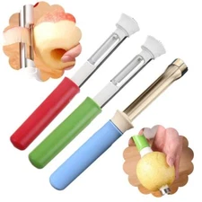 2 In 1 Corer Remover, Fruit Corer & Peeler 2 In 1 Apple Peeler And Corer Too Q3