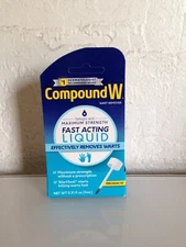 Compound W Maximum Strength Fast Acting Liquid Wart Remover, 0.31 fl oz - 9/2026