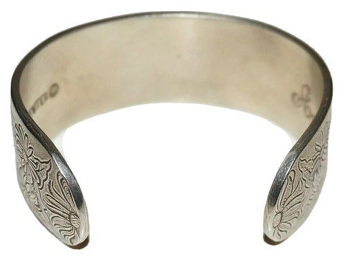 SALISBURY PEWTER Solid Silver Pewter Month of APRIL Cuff Bracelet USA - Picture 5 of 18