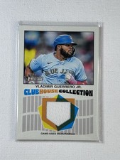 2026 Topps Heritage ~ Vladimir Guerrero Jr Clubhouse Collection Relic Blue Jays