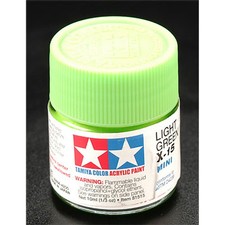 Tamiya Acrylic Mini X15 Light Green TAM81515 Plastics Paint Acrylic