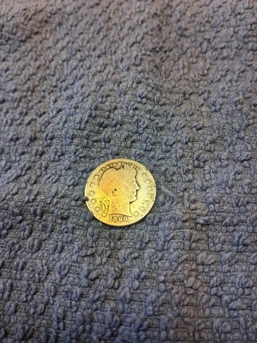 1898 Silver Barber Quarter 90 % Silver Coin @@@ G to VF Silver Quarter...BQ-8