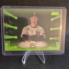 Topps Stadium Club 2025 Gerrit Cole New York Yankees #140 Green Parallel MLB