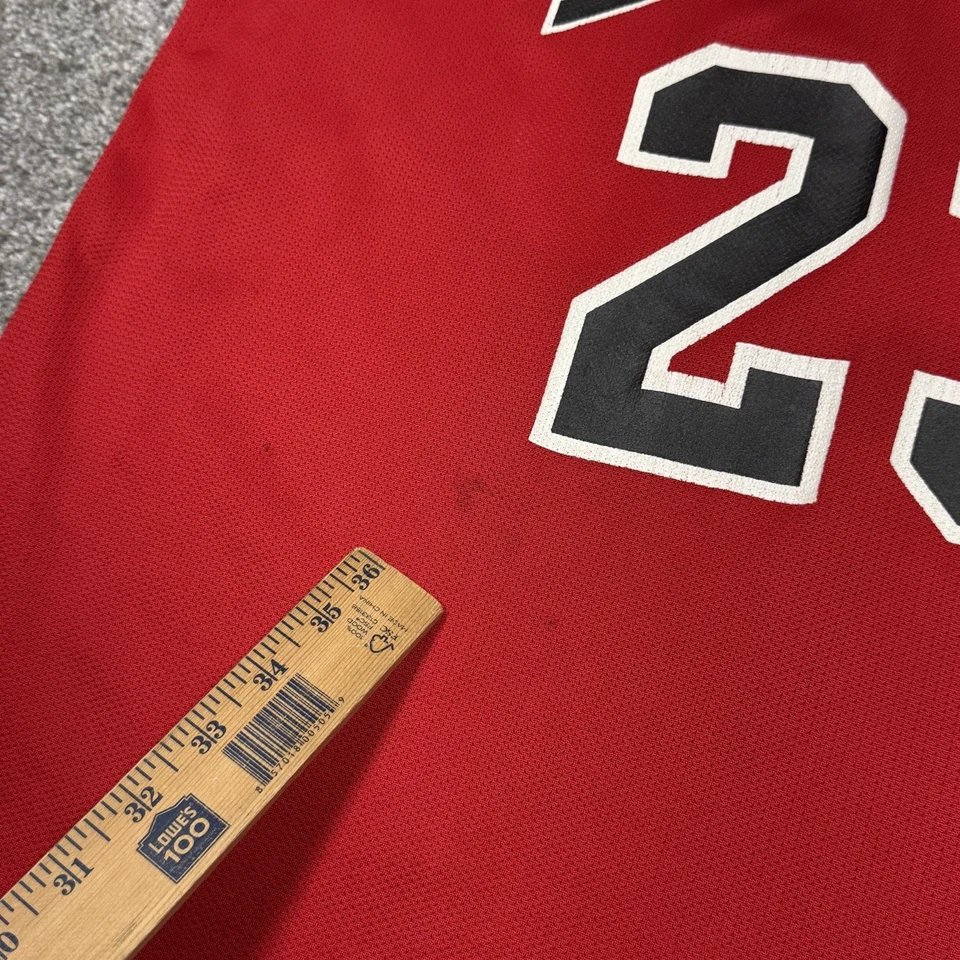 Camiseta De Colección Michael Jordan Chicago Bulls Hombres XL Baloncesto Campeón NBA 48 Foto 4 de 4