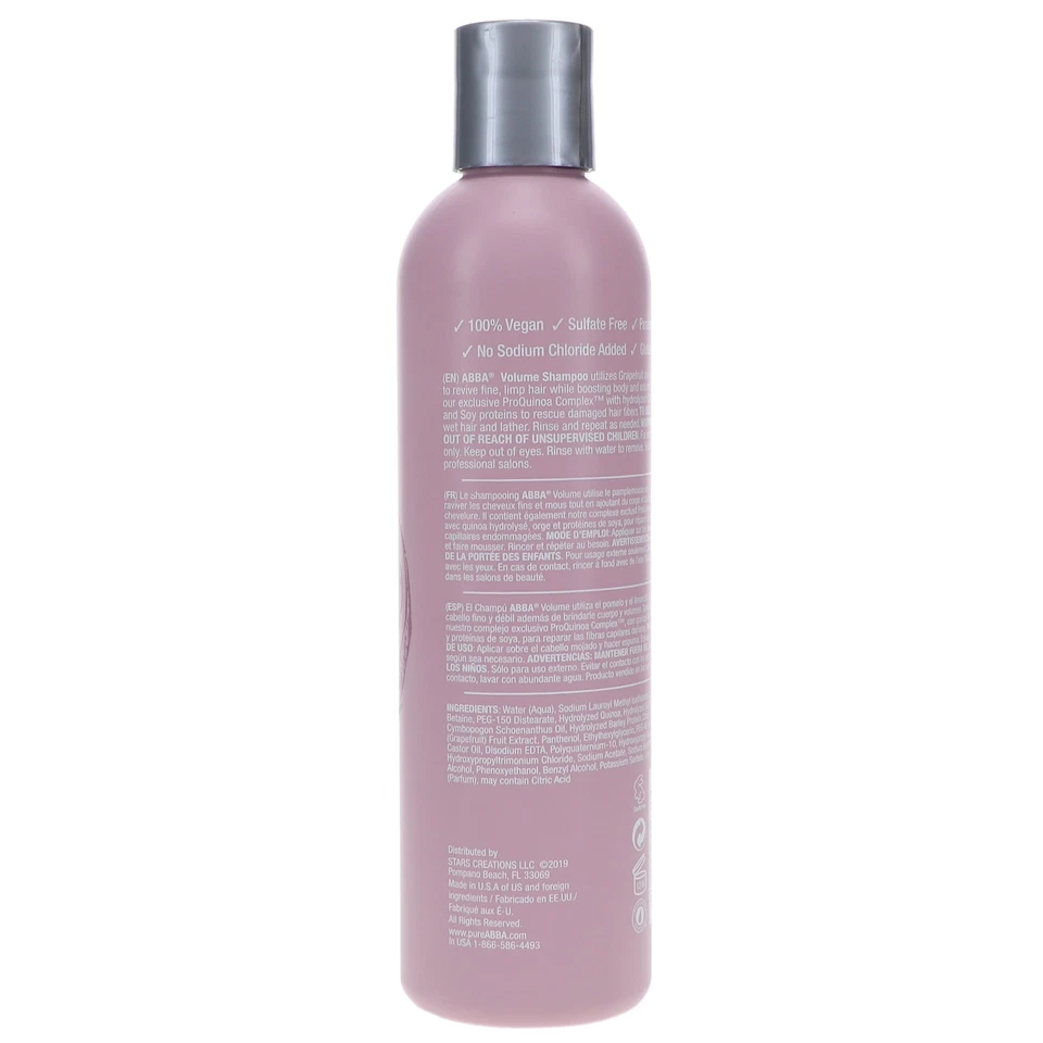 ABBA Volume Shampoo 8 oz - Image 4 of 4
