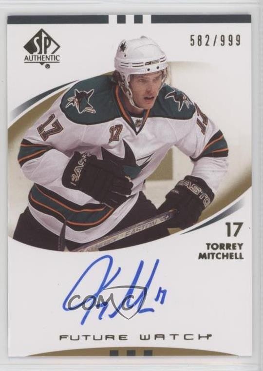 2007 SP Authentic Future Watch 582/999 Torrey Mitchell #240 Rookie Auto RC g3b