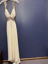 David  s Bridal Sequined Cross Back Gown Paid 300 Size 6