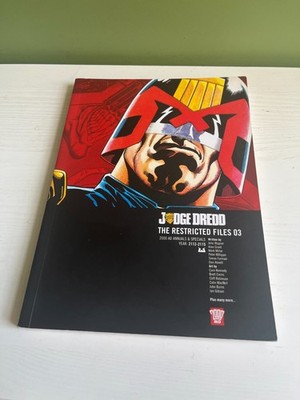 JUDGE DREDD THE RESTRICTED FILES 03 3 FIRST PRINT 1/1 Rare oop vgc