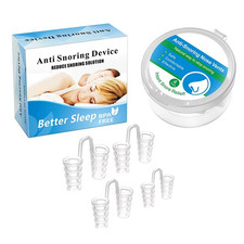 4 Pcs Silicone Anti Snore Nasal Dilators Apnea Aid Device Stop Snoring Nose Clip