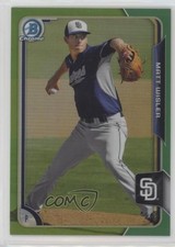 2015 Bowman Chrome Prospects Green Refractor 73/99 Matt Wisler #BCP83 i6j