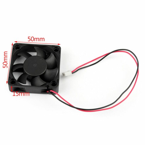 DC Brushless Ventilateur de Refroidissement 12V 5015B 50x50x15mm 0.14A 2Pin New. - Afbeelding 5 van 6