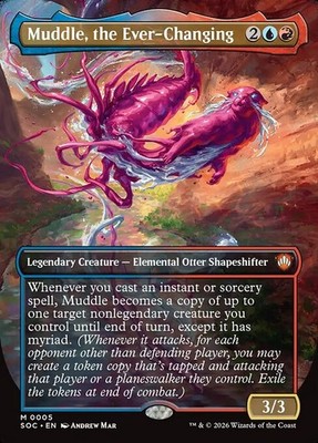 Magic/MTG Muddle, the Ever-Changing SOC-5 Mythic Englisch Neu Foil