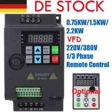 220V 380V 0.75KW 1.5KW 2.2KW Frequenzumrichter Frequenzumwandler VFD Inverter DE