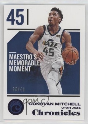 2018-19 Panini Chronicles Purple 39/49 Donovan Mitchell #30 02v3