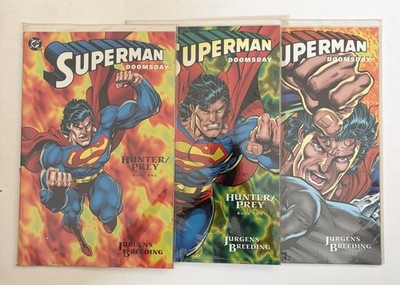 Superman Doomsday Hunter/Prey # 1 2 3 (DC Comics, 1994) Complete TPB Set NM