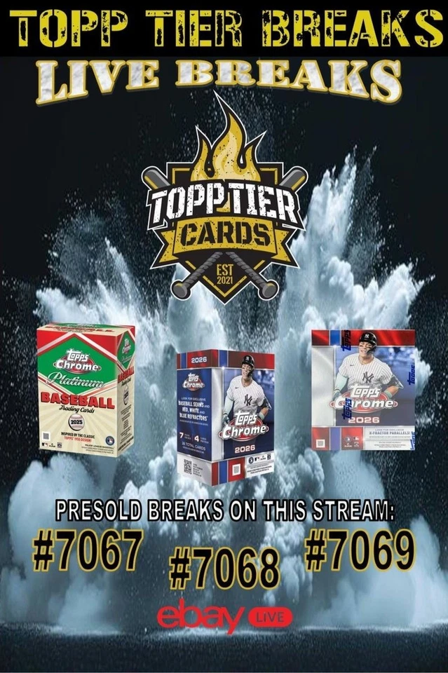 WEDNESDAY NIGHT BREAKS W/NICK-2026 TOPPS CHROME & 2025 TC PLATINUM