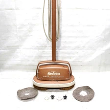 Vintage Sunbeam Deluxe Floor Conditioner Electric Floor Scrubber w/Brushes 