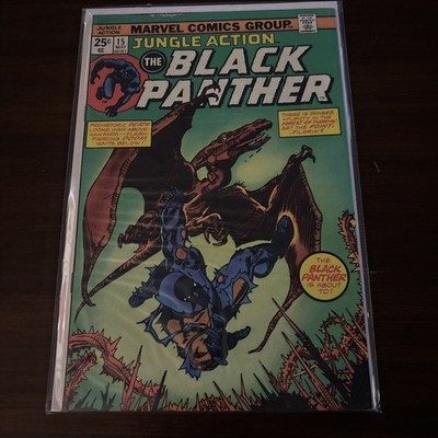 Black Panther Jungle Action 15 Marvel First Appearance of Salamander K'Ruel F
