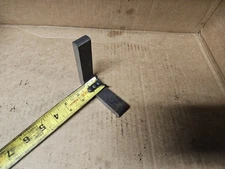 4" × 4" Steel Angle Bracket. 1/2" Thick, 1" Long. Weldable! Not Painted!