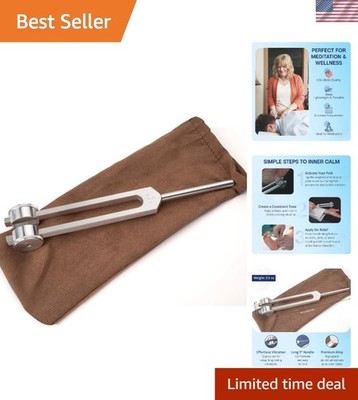 Otto 128 Hz Healing Tuning Fork - Accurate Sound Therapy Instrument for Wellness