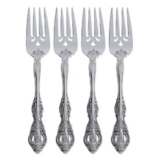 Oneida Michelangelo 18/10 Stainless Steel Salad Fork (Set of Four)