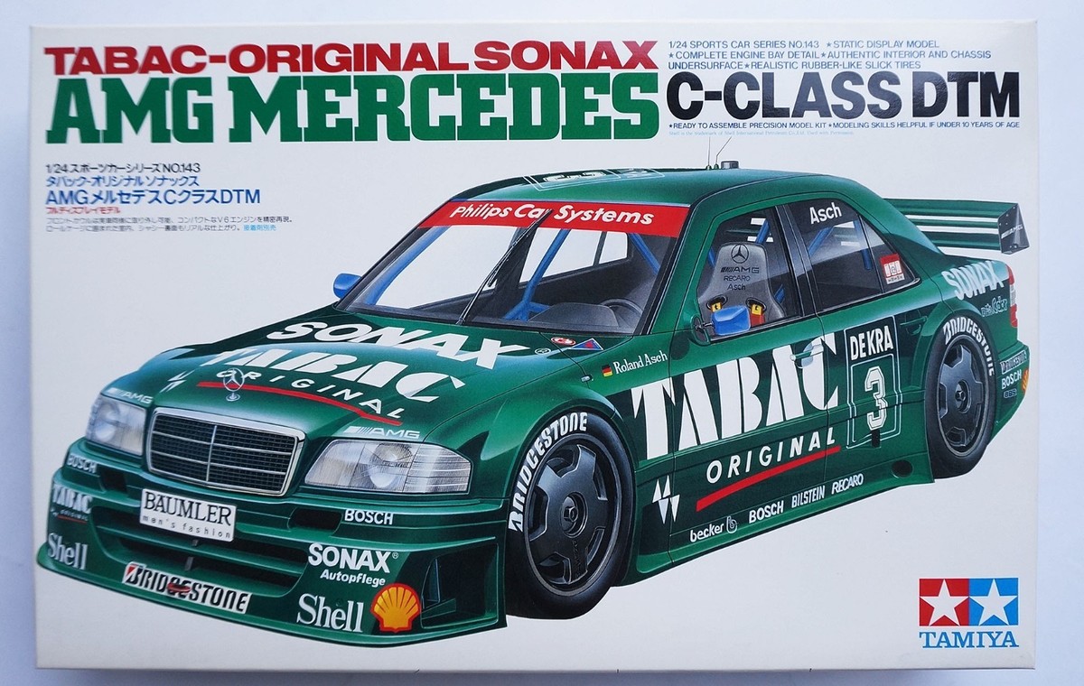 TAMIYA 1/24 AMG Mercedes C-Class DTM Tabac-original Sonax #24143