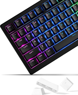 X XVX Doubleshot PBT Keycaps 60 75 100 Percent - Shine through Keycaps, for Mech