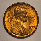 Nicer Low Mintage 1935 P Lincoln Wheat Cent