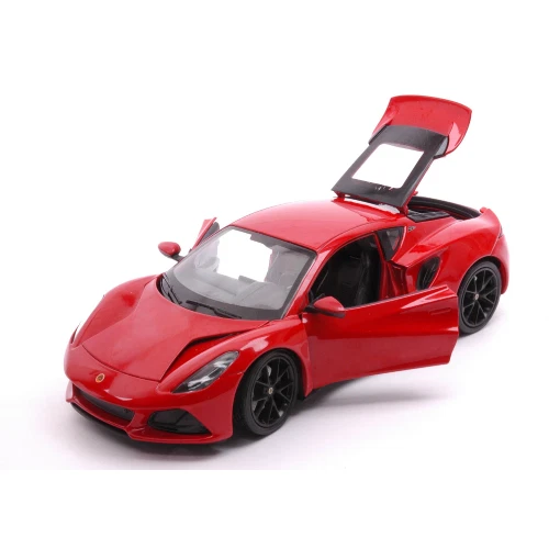 LOTUS EMIRA 2021 RED 1:24 Welly Auto Stradali Modellino Nuovo - Immagine 2 di 3