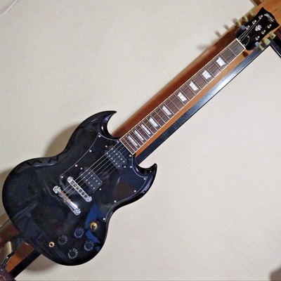Blitz by Aria Pro II SG E-Gitarre Humbucker schwarz leicht gebraucht aus JAPAN