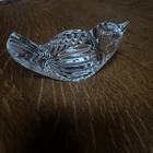 VinTagE WATERFORD CRYSTAL Bird Wren Sparrow Figurine PAPERWEIGHT Ireland