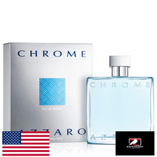 Azzaro Chrome Eau de Toilette Spray for Men - Fresh, Citrus, Woody Scent