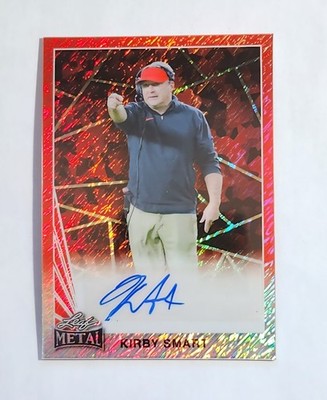 2024 Leaf Pro Set Kirby Smart/Urban Meyer Dual Auto SN 3/5 Orange Shimmer 