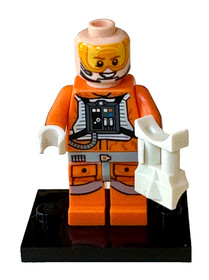 LEGO Star Wars SNOWSPEEDER PILOT ZEV SENESCA Dark Gray Helmet SW0826 (75144)
