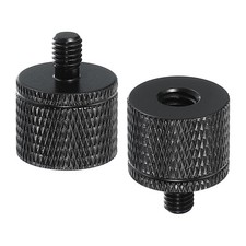 2Pcs 1/4" Female to M5 Male Tripod Nut Camera Mount Screw1 20mm