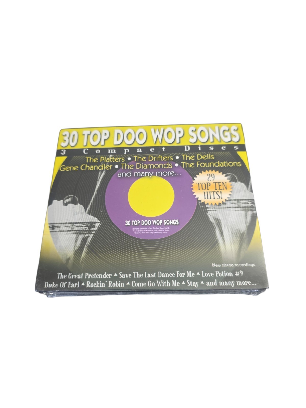 30 Top Doo Wop Songs (3 Cd) - Various Artists - audio cd New Sealed