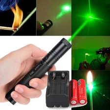 532nm Green Laser Pointer Lazer Pen High Power Visible Beam Light + Battery
