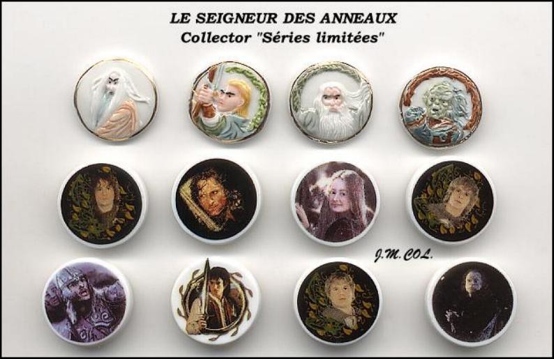 НАБОР ПОРТРЕТОВ ГЕРР КОЛЬЦО, выпущенный ограниченным тиражом, СОСТОИТ из 12 ФИГУРОК размером 3 см, выполненных Февесом Франкрайхом