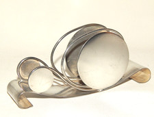 WMF Art Deco Serviettenhalter Serviettenständer versilbert auch Briefeständer