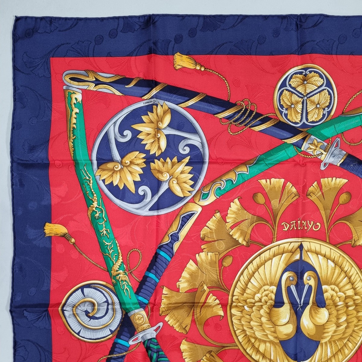 RARE VINTAGE HERMES Silk Scarf 