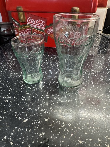 Coca Cola Mini Gläser X 2