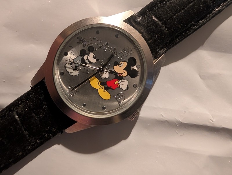 Mickey limited edition watch in nice used condition does need a battery ,💗