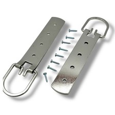 D-Ring Hanger 165mm/6.5" Super Heavy-duty WITH SCREWS - Pack Of 2 Mirror Picture