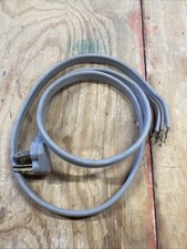 6 ft. 3-Prong 30 Amp Electric Dryer Power Cord - NEMA 10-30P - 10-Gauge
