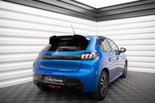Maxton Design Heckspoiler Lippe V.1 passend f&uuml;r Peugeot 208 Mk2 schwarz Hochglan