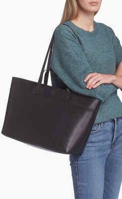Madewell Zip-Top Essential Tote in BLACK New 